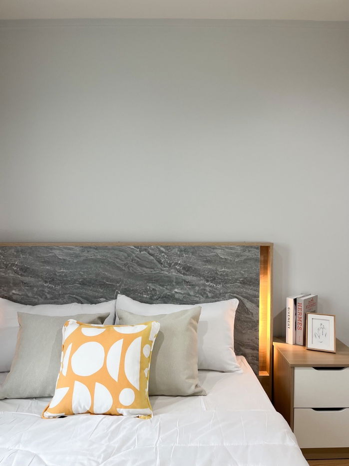 picture Condo for rent at Lumpini Mega City Bangna. Beautiful view. Separate bedroom unit. 26 sq m., Building C. - 8/10