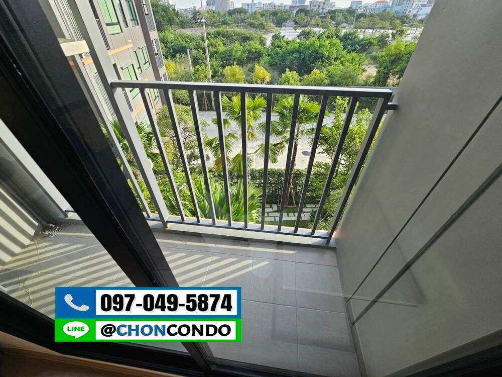 รูป DCondo Sense ชั้น4 ตึกB -----------แอร์2ตัว+มีเครื่องซักผ้า------------Tel 097-049-5874 (Line: @choncondo มี@ด้วย) - รูปที่ 5/22