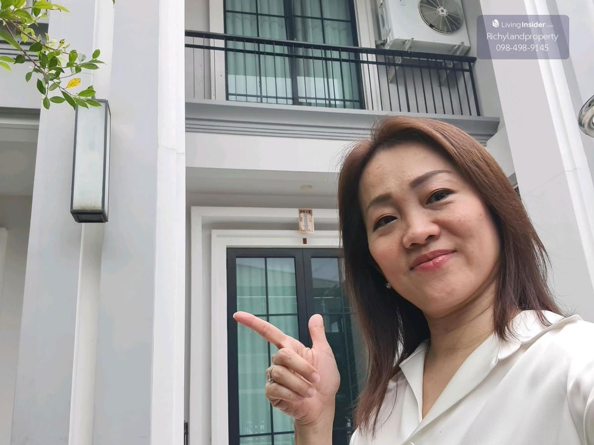 picture Single house for sale, Setthasiri Chaengwattana-Prachachuen 2, large house, corner unit, 122.5 sq m. - 28/32