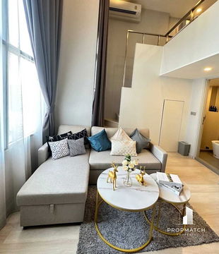 PM035271✨Flash Deal ✨ KnightsBridge Prime Sathorn ( 1Bed 1Bath 37SQM.) แต่งครบพร้อมอยู่ !! เพียง 30,000 บาทต่อเดือน Tel.0981315848 @propmatch