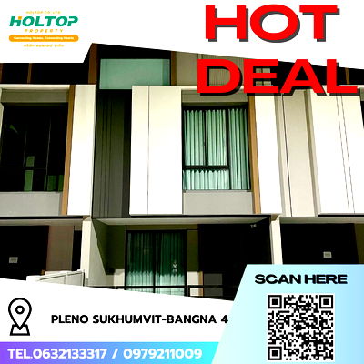 Townhouses for rent Bangna - Trat  : #R7898 🎉 301168 Condo for rent Pleno Sukhumvit-Bangna 4