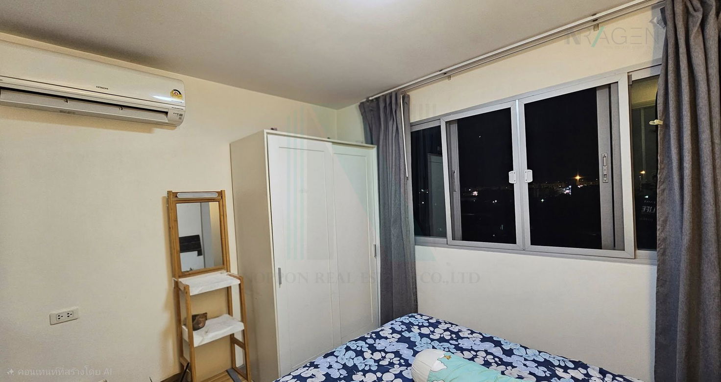 picture 🔺 For Rent Condo DCONDO RAM INTRA Building C, Floor 6,1 bed room, Room size 32 sqm - 4/8