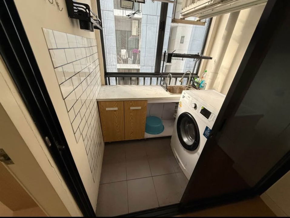 รูป ให้เช่า ไอ คอนโด เสรีไทย สุขาภิบาล2 แบบ 2ห้องนอน พร้อมอยู่📲097-2161939 - รูปที่ 4/7