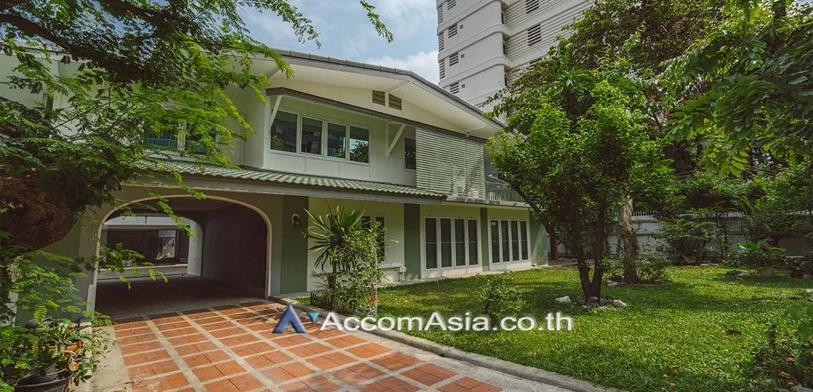 รูป 🔼🔽 AccomA 📩 Detached house with garden and guest house in Sukhumvit (AA16914) - รูปที่ 1/14