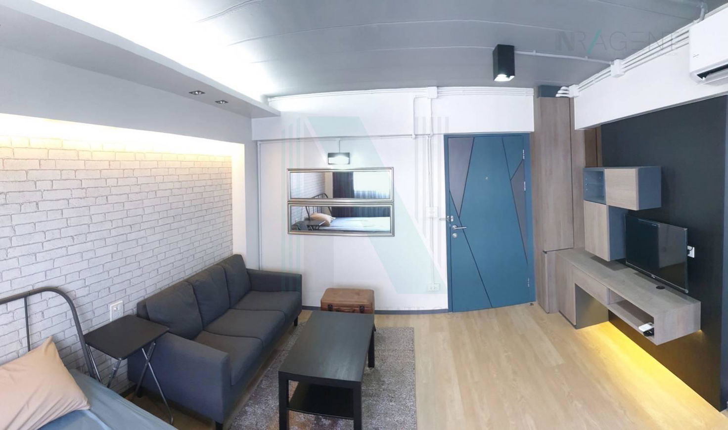 picture For rent condo LUMPINI CENTER HAPPYLAND Building B2, Floor 4,Studio, Room size 26.00 sqm - 3/8