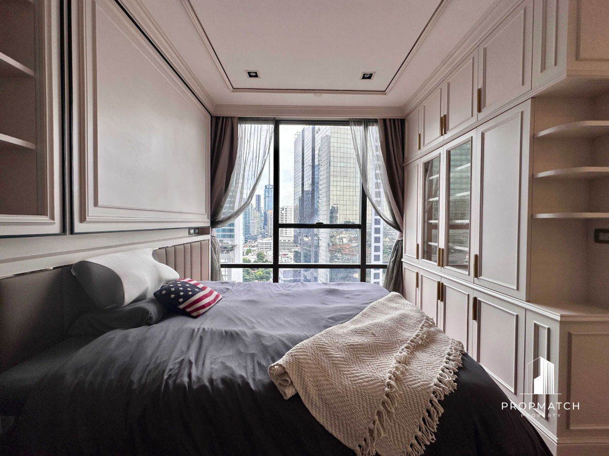 รูป PM033186✨Flash Deal ✨ The Bangkok Sathorn ( 1Bed 1Bath 64SQM.) แต่งครบพร้อมอยู่ !! เพียง 45,000 บาทต่อเดือน Tel.0981315848 @propmatch - รูปที่ 9/16