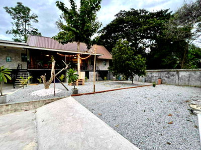 Houses for sale Bang Lamung Chonburi : Detached House that is surrounded by beautiful nature's located near Wat Huay Yai 3beds 3baths 252Square Meters