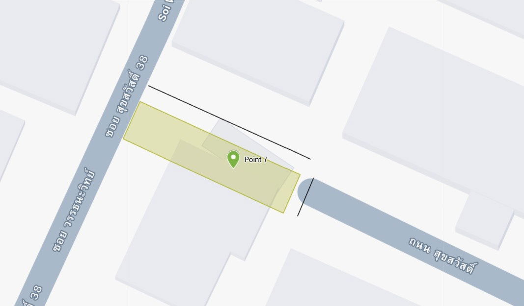 picture Land for sale. Conveniently located in Soi Suksawat 38, only 250 m from main road suksawat in between MRT Bangpakok and Yak Prachautid station. - 2/3