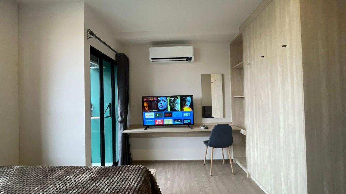 รูป ให้เช่าคอนโดเดอะ มูฟ เกษตร 24.5 ตร.ม.เฟอร์ครบ มีเครื่องซักผ้า ตรงข้าม ม.เกษตร (TR1207) - รูปที่ 6/17