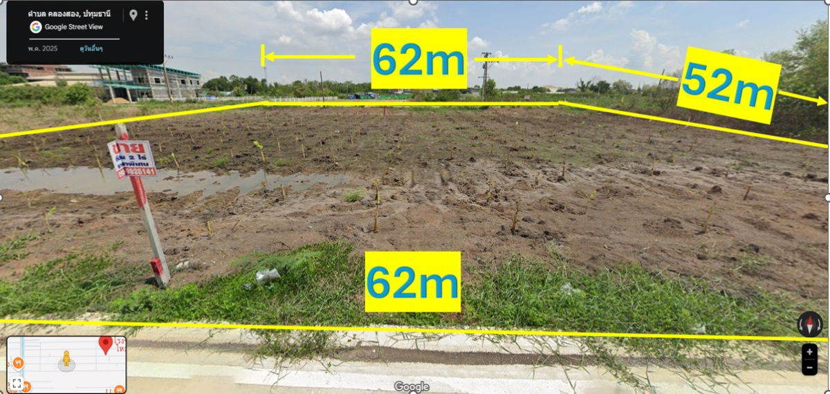 รูป ขายที่ดินเปล่า ++ ใกล้ตลาดไท++ ฟรีค่าโอน!!! - รูปที่ 3/3