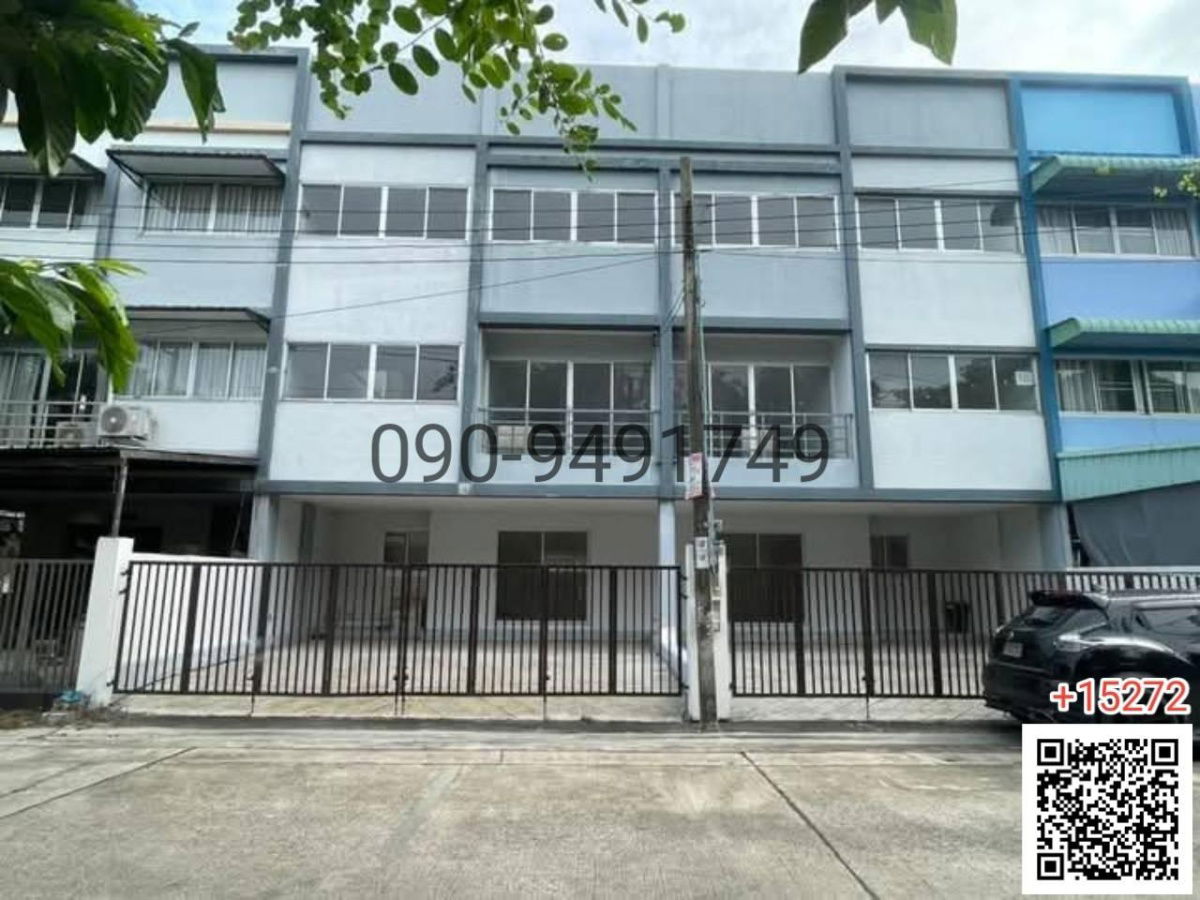 picture Townhouse for rent, 3 floors, Sammakorn Village, Soi Hathai Rat 4, ready to move in - 1/13