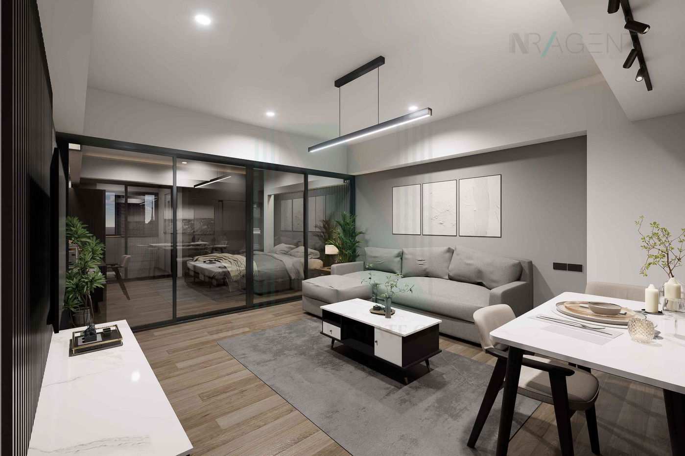 picture For Sell Condo MERLIN TOWER Building 1, Floor 3,1 bed room, Room size 40 sqm - 2/8