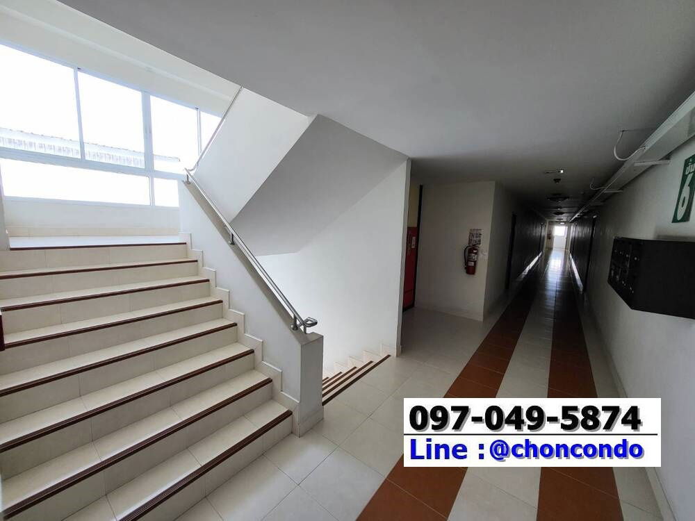 รูป The North Park Bangsaen ตึกC ชั้น6---------ห้องกว้าง---------Tel 097-049-5874 (Line: @choncondo มี@ด้วย) - รูปที่ 9/10