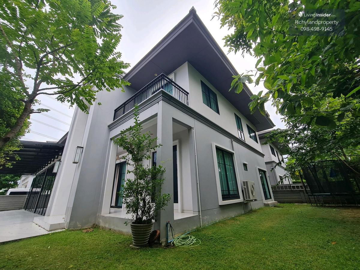 picture Single house for sale, Setthasiri Chaengwattana-Prachachuen 2, large house, corner unit, 122.5 sq m. - 24/32