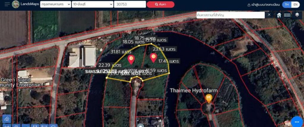 รูป (UA001) ขายที่ดิน 2 ไร่ 1 งาน 6.6 ตารางวา นิมิตใหม่ 40 ใกล้โครงการเค.ซี. การ์เด้น (ที่ติดเลค ริมน้ำ) - รูปที่ 10/10