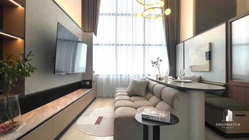 PM035180✨Flash Deal ✨KnightsBridge Prime Sathorn ( 1Bed 1Bath 37SQM.) แต่งครบพร้อมอยู่ !! เพียง 34,000 บาทต่อเดือน Tel.0981315848 @propmatch