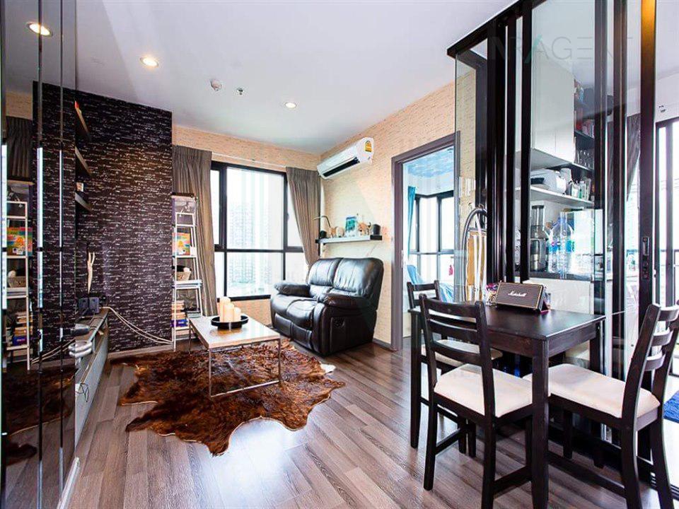 picture For Rent Condo THE BASE PARK WEST SUKHUMVIT 77 Building A, Floor 12,2 bed room, Room size 48.00 sqm - 1/8