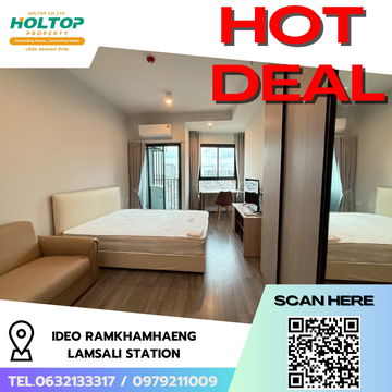 #R7892 🎉 301168 Condo for rent Ideo Ramkhamhaeng Lamsali Station