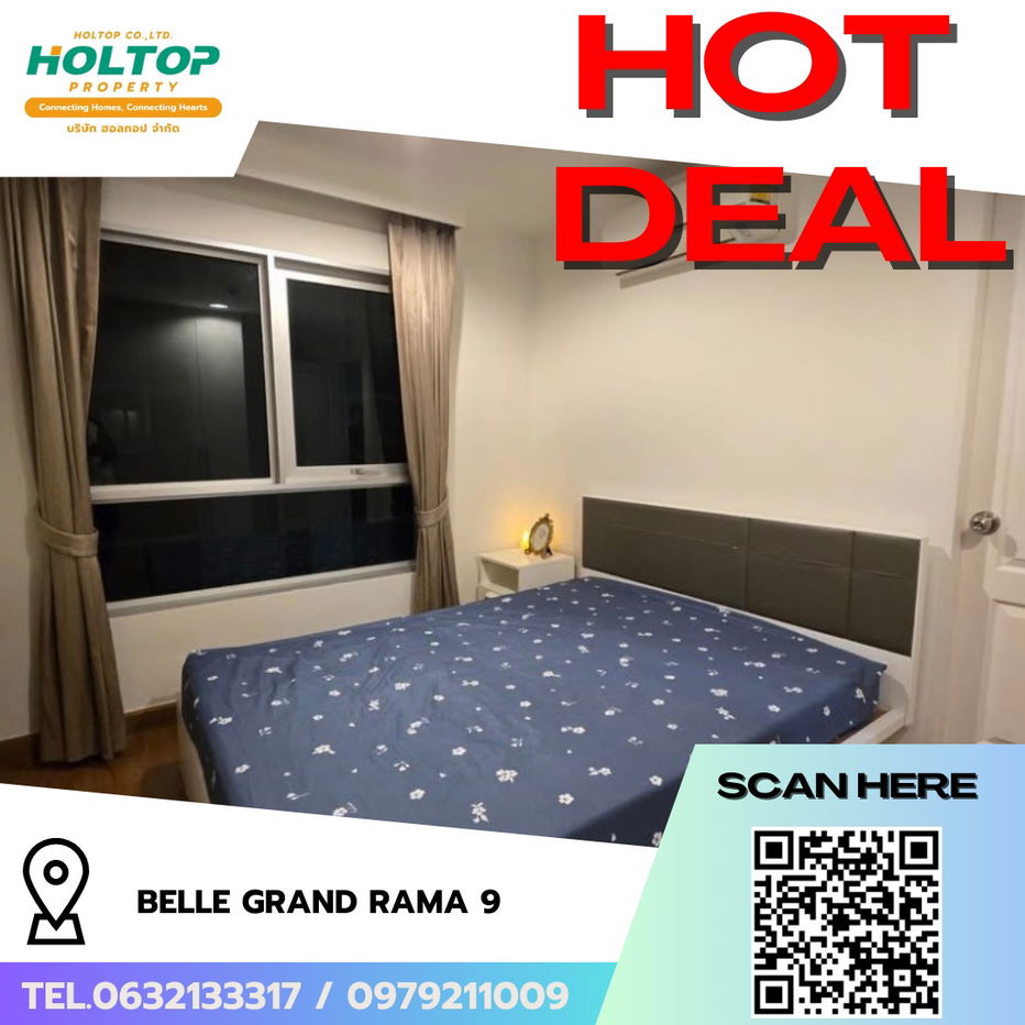 รูป #R7906 🎉 301168  ให้เช่าคอนโด Belle Grand Rama 9  - รูปที่ 1/6
