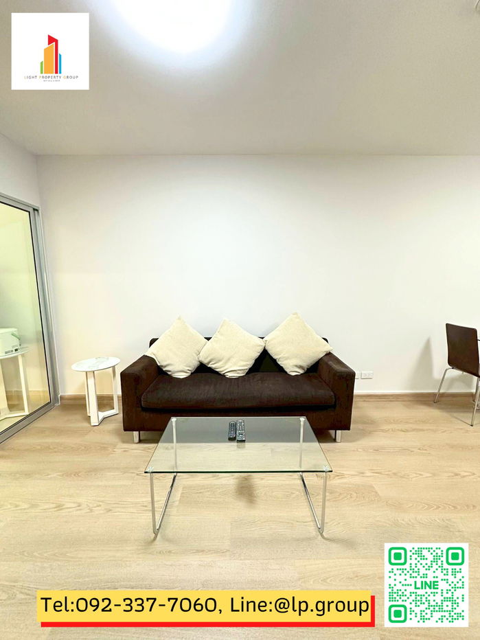 picture Large Renovated Room for Rent — Spacious Area   “City Home Tha Phra Intersection”     Close to MRT Tha Phra, Safe, Convenient Travel, Fully Furnished - 5/16