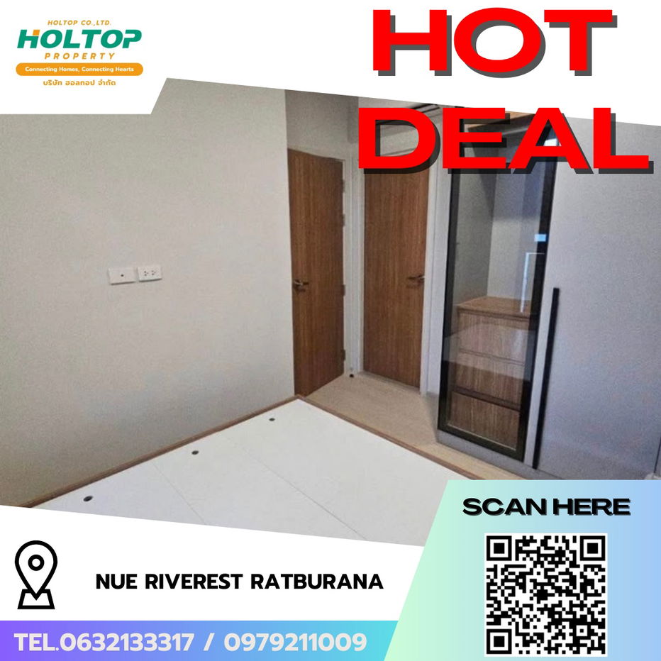 รูป #R7897 🎉 301168 ให้เช่าคอนโด Nue Riverest Ratburana  - รูปที่ 1/8