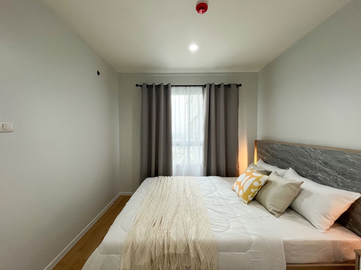 picture Condo for rent at Lumpini Mega City Bangna. Beautiful view. Separate bedroom unit. 26 sq m., Building C. - 9/10