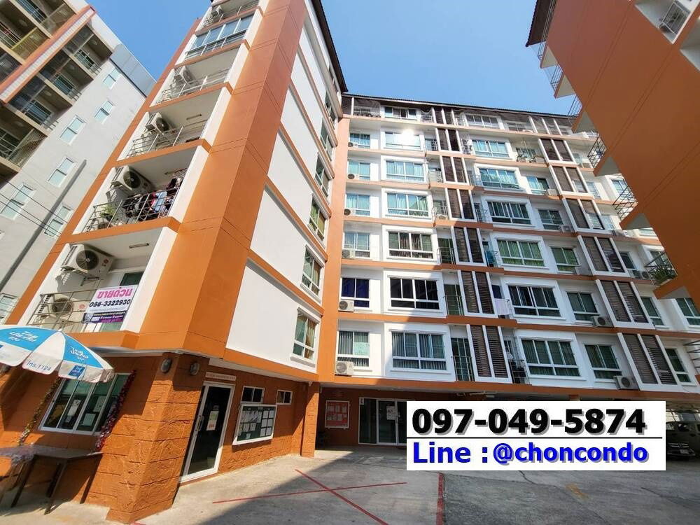 รูป The North Park Bangsaen ตึกC ชั้น6---------ห้องกว้าง---------Tel 097-049-5874 (Line: @choncondo มี@ด้วย) - รูปที่ 10/10