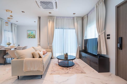 RH114025 Townhouse for rent, 4 floors, 4 bedrooms at 89 Residence Ratchada-Rama 9 near MRT Cultural Center