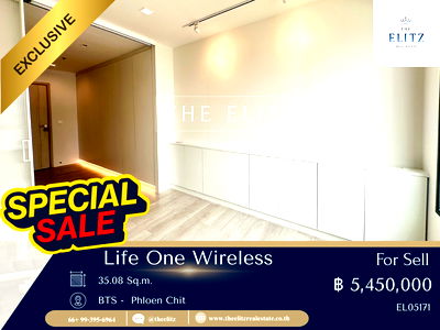 ขายคอนโด : ✨ Rare Premium Unit for Sale @ Life One Wireless | Luxury Living in Prime Location 🎉