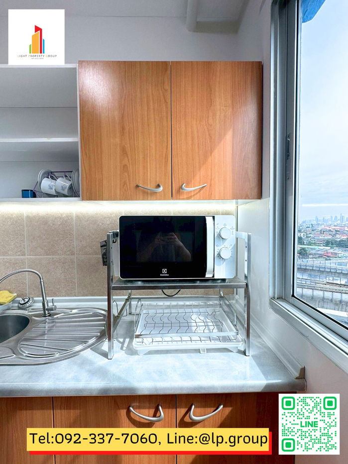 picture Large Renovated Room for Rent — Spacious Area   “City Home Tha Phra Intersection”     Close to MRT Tha Phra, Safe, Convenient Travel, Fully Furnished - 8/16