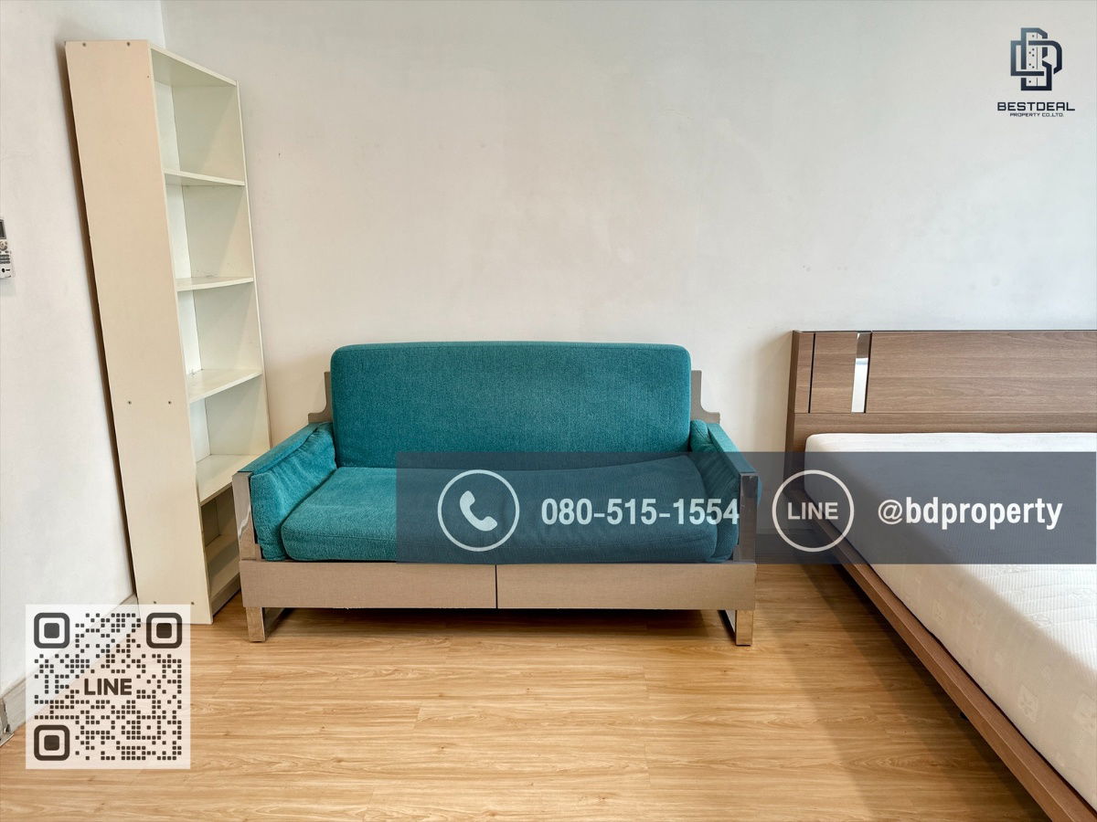 รูป Bestdeal ให้เช่า Studio 22ตรม.ราคา 13,000/เดือนเท่านั้น เฟอร์นิเจอร์และเครื่องใช้ไฟฟ้าครบ “IDEO MOBI RAMA 9” ใกล้MRT และ เซ็นทรัลพระราม 9 เพียง 80 ม. - รูปที่ 3/11