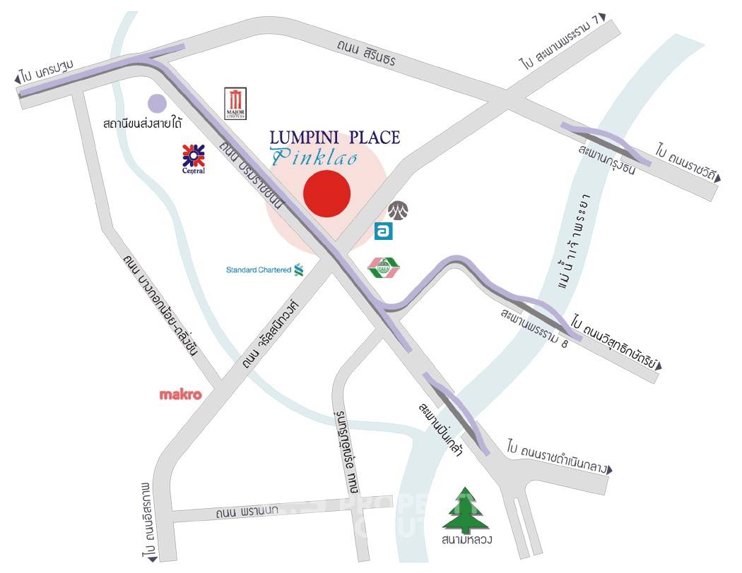 รูป คอนโด 1-ห้องนอน ที่ ลุมพินี เพลส ปิ่นเกล้า ใกล้ MRT บางยี่ขัน (ID 1093036) - รูปที่ 3/7