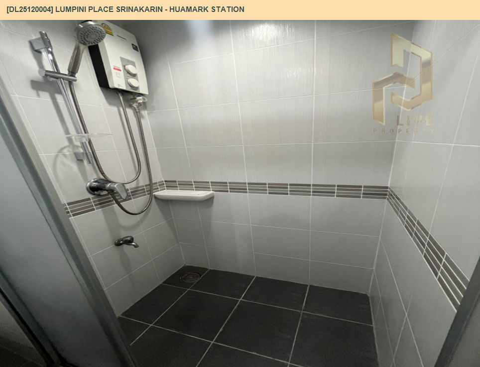 picture DL25120004 Condo for rent, Lumpini Place Srinakarin - Huamark Station near ARL Hua Mak, ready to move in, call urgently 0638692663 LineID @655ebbvc - 8/9