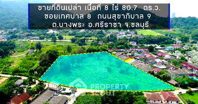 ที่ดิน ม.เทคโนโลยีราชมงคลตะวันออก : ที่ดินสำหรับปล่อยขาย 13,120 ตารางเมตร แถว ใน บางพระ (ID 2114603)