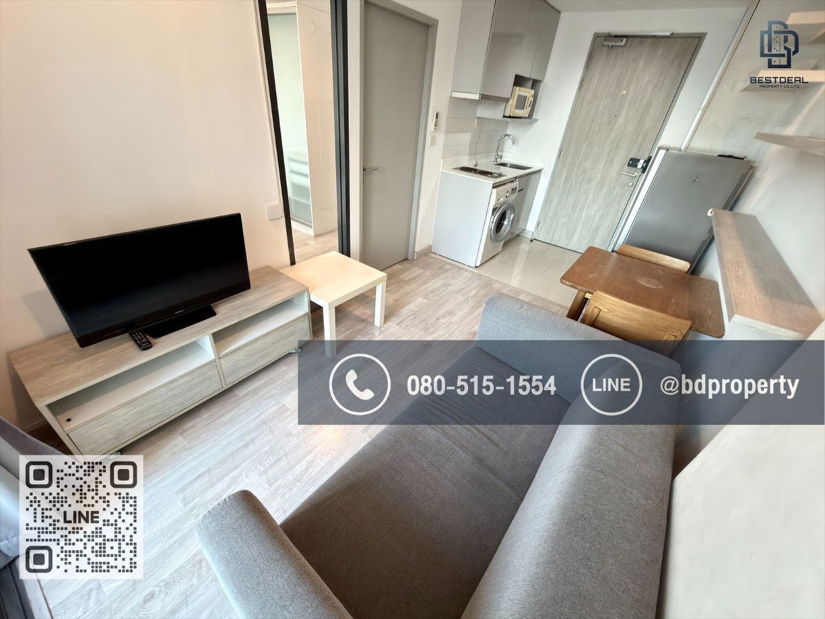 picture BESTDEAL FOR RENT 1 Bedroom 31 sqm. Special Price 15k/Month “IDEO MOBI RAMA 9” Near Phraram Kao 9 MRT Station 80 meters. - 1/14