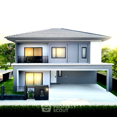 บ้านเดี่ยว สมุทรปราการ : บ้าน 4-ห้องนอน ใน บางเสาธง (ID 2002198)