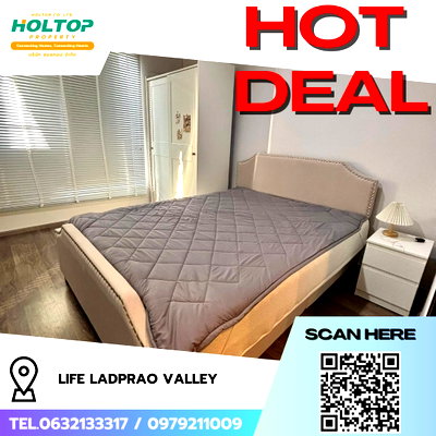 คอนโดให้เช่า : #R7909 🎉 011268 ให้เช่าคอนโด Life Ladprao Valley