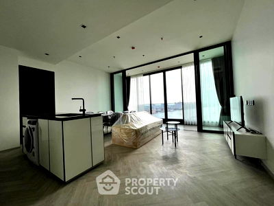 Condos for rent Silom Commercial College : 2-BR Condo at Chapter Charoennakhorn - Riverside near BTS Krung Thon Buri (ID 1991058)