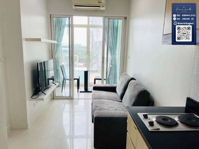 💙For rent: IDEO Verve Sukhumvit, beautiful room, pool view, BTS On Nut💙 Call 062-2962295 Ni // Line ID: @enrichagent