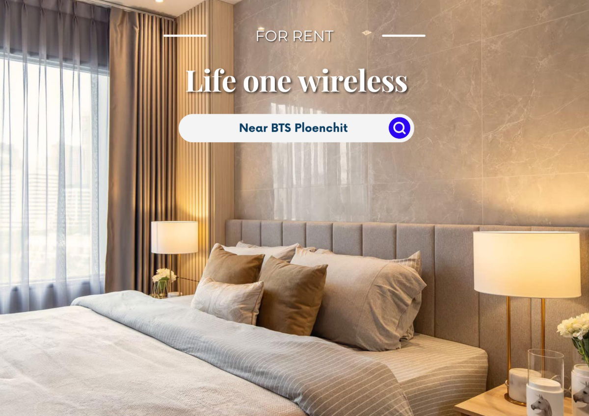 picture Life One Wireless | Price 25,000 baht | Beautiful room, great view, fully furnished, ready to move in mid-January 2026 - 1/15