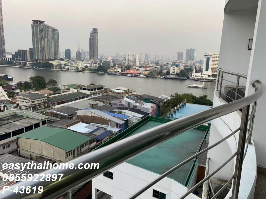 picture Asset Code: P-43619 Condo for rent Supalai River Place fully furnished (Confirm again when visit).  - 4/8