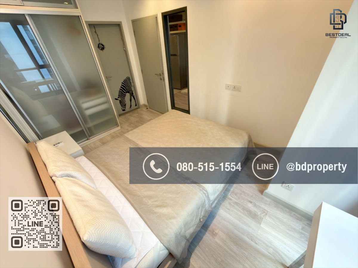 picture  BESTDEAL FOR RENT  1 Bedroom  31 sqm. Special Price 15k/Month “IDEO MOBI RAMA 9” Near Phraram Kao 9 MRT Station 80 meters. - 9/15