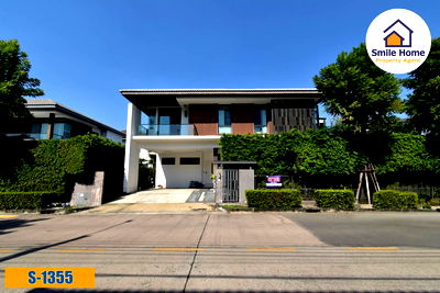 ขายบ้านเดี่ยว : ขายบ้านเดี่ยวมัณฑนา อ่อนนุช-วงแหวน4  บ้านพร้อมอยู่ ไทด์ใหญ่สุด