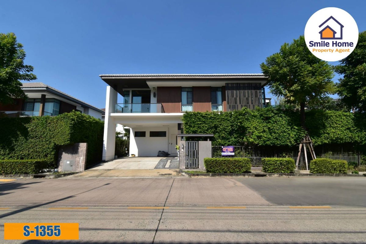 รูป ขายบ้านเดี่ยวมัณฑนา อ่อนนุช-วงแหวน4  บ้านพร้อมอยู่ ไทด์ใหญ่สุด - รูปที่ 1/28