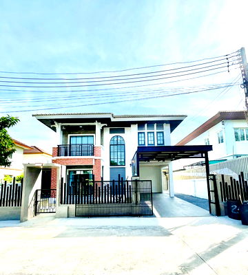 บ้านเดี่ยว ถนนรังสิต-นครนายก : ฟรีโอน! บ้านเดี่ยว 2 ชั้น พฤกษาวิลเลจ 9 คลองสาม | 56.7 ตร.วา 4 นอน ทำเลดีใกล้รังสิต | 4.49 ลบ.