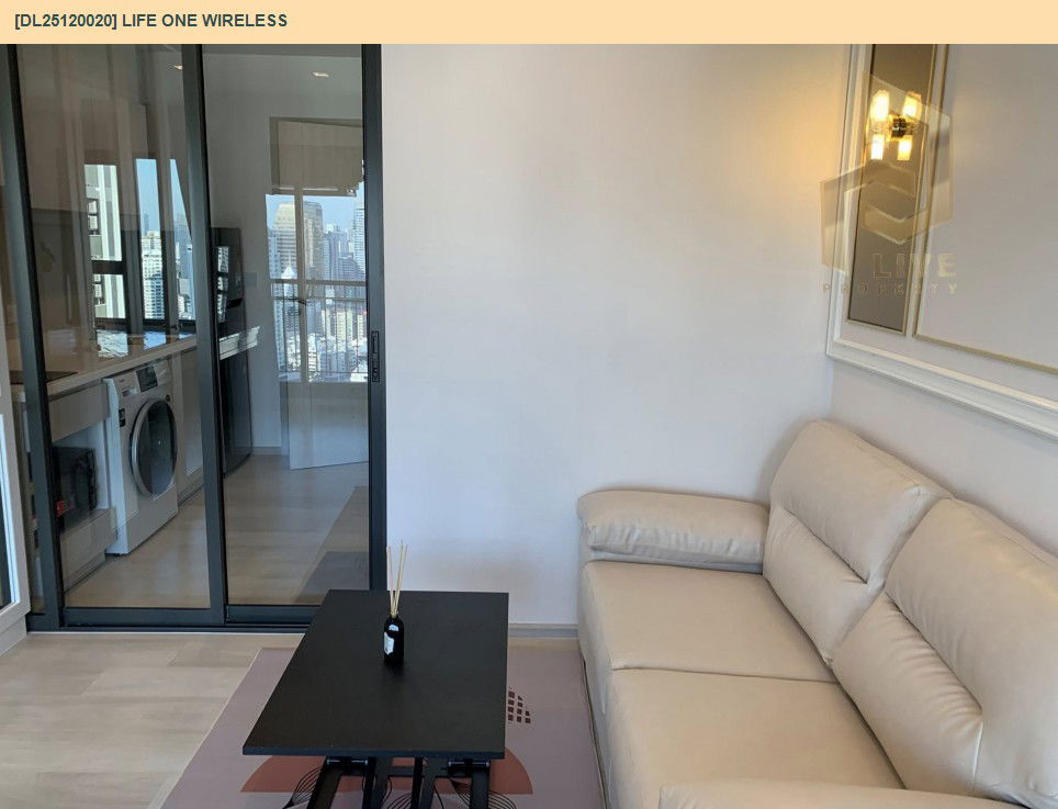 รูป DL25120020 ให้เช่าคอนโด ไลฟ์ วัน ไวร์เลส (Life One Wireless) ใกล้ BTS เพลินจิต พร้อมเข้าอยู่ โทรด่วน 0638692663 LineID @897iyzll - รูปที่ 3/11