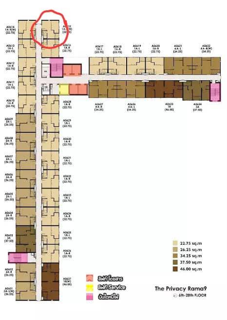 picture 1-BR Condo at The Privacy Rama 9 near ARL Ramkhamhaeng (ID 1747467) - 7/11