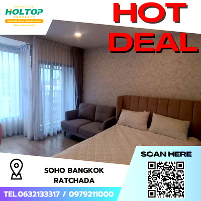 Condos for rent : #S5080 For Rent Soho Bangkok Ratchada