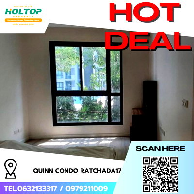 Condos for rent : #R7934 🎉 011268  Condo for rent Quinn Condo Ratchada17