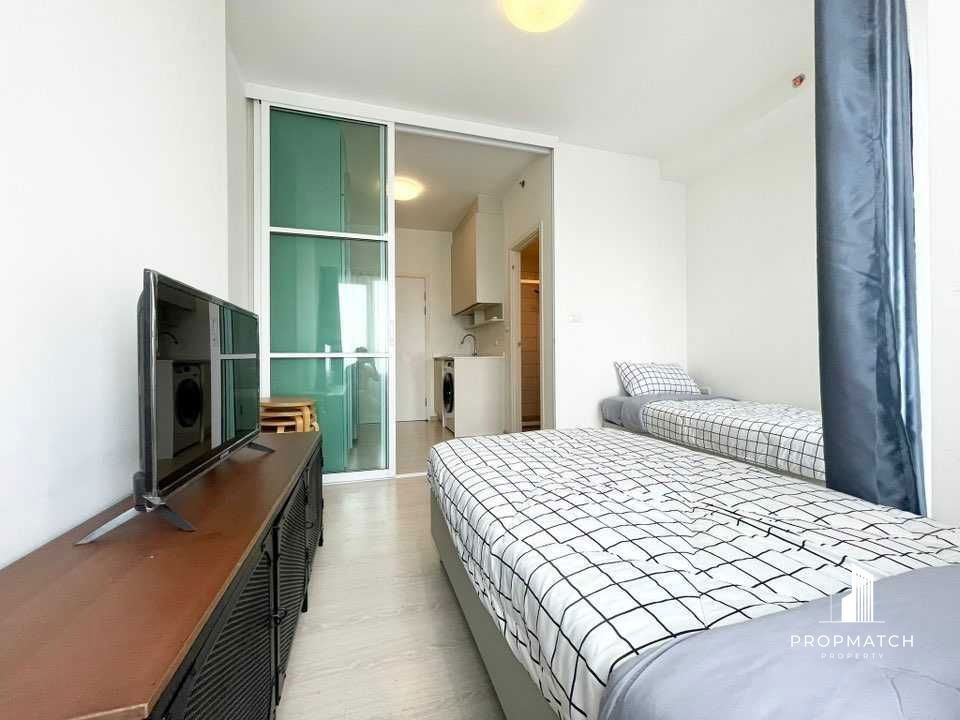 รูป PM035577✨Flash Deal ✨ Chapter One Eco Ratchada Huaikwang ( 1Bed 1Bath 23SQM.) แต่งครบพร้อมอยู่ !! เพียง 12,000 บาทต่อเดือน Tel.0981315848 @propmatch - รูปที่ 1/18